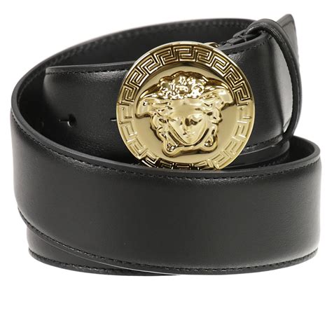 men's belts versace collection black|versace men's belts on clearance.